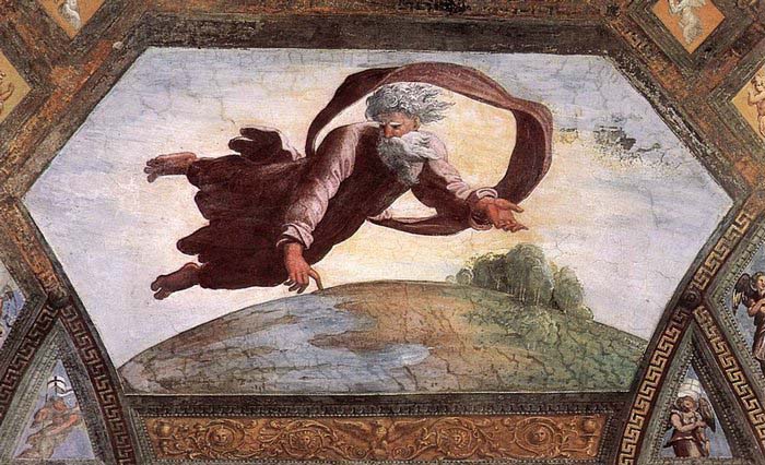 RAFFAELLO Sanzio The Separation of Land and Water